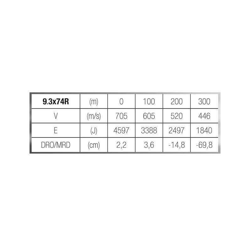 Balle 9,3X74R 18,5G/285GRS X20 9 Balle 9,3X74R 18,5G/285GRS X20 – Image 7
