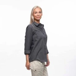 Bergans Of Norway Tovdal - Chemise De Marche Pour Femmes - Gris Foncé -Équipement De Chasse bergans of norway tovdal chemise de marche pour femmes gris fonce 4