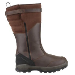Bottes Chasse Chaudes Imperméables Cuir 900. -Équipement De Chasse bottes chasse chaudes impermeables cuir 900 2