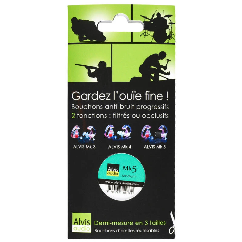 BOUCHONS ANTI BRUIT PASSIF MK5 ALVIS 3 BOUCHONS ANTI BRUIT PASSIF MK5 ALVIS