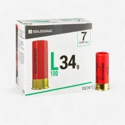 CARTOUCHE L100 34g CALIBRE 12/70 PLOMB N°7 X25