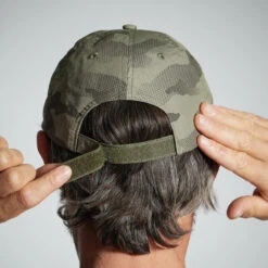 CASQUETTE 100 LEGERE CAMO WOODLAND VERT 7 CASQUETTE 100 LEGERE CAMO WOODLAND VERT -Équipement De Chasse casquette 100 legere camo woodland vert 2