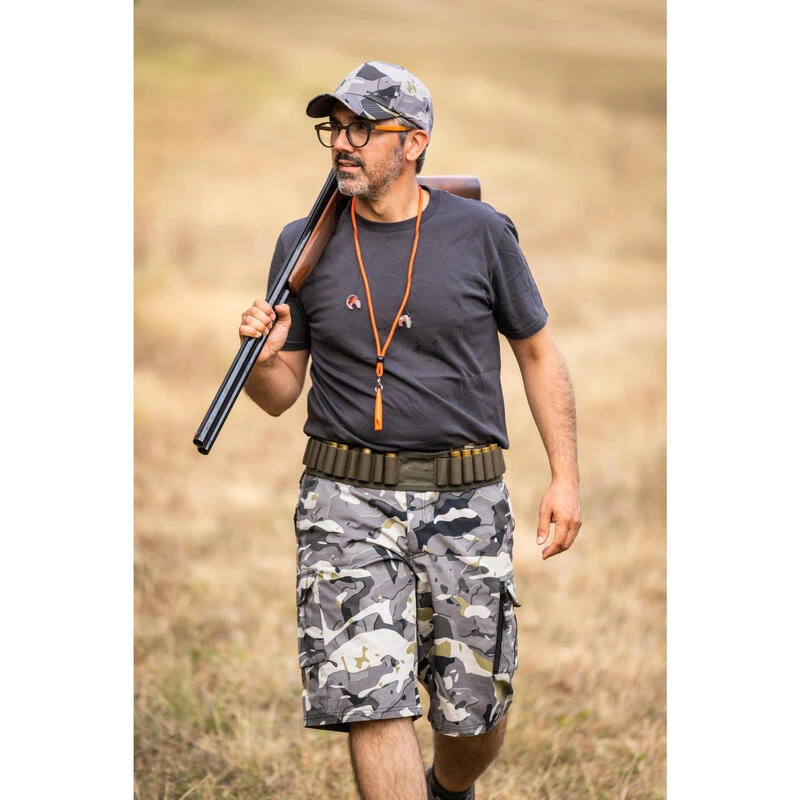 Casquette Chasse 500 Résistante Camo Woodland Gris 4 Casquette Chasse 500 Résistante Camo Woodland Gris – Image 2