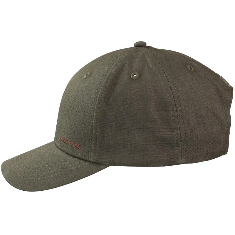 Casquette Chasse 500 Résistante Verte Foncée 7 Casquette Chasse 500 Résistante Verte Foncée – Image 5