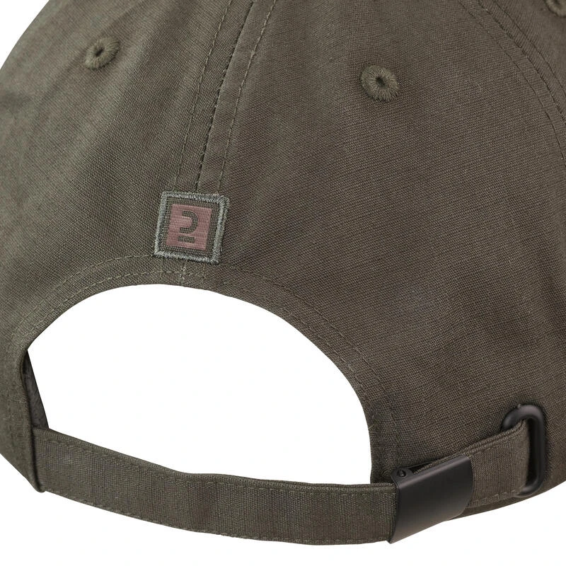 Casquette Chasse 500 Résistante Verte Foncée 10 Casquette Chasse 500 Résistante Verte Foncée – Image 8
