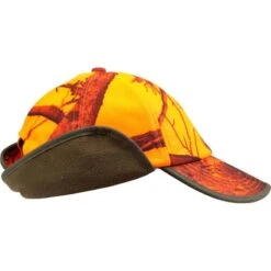 CASQUETTE CHASSE A RABAT CAMOUFLAGE ORANGE 15 CASQUETTE CHASSE A RABAT CAMOUFLAGE ORANGE -Équipement De Chasse casquette chasse a rabat camouflage orange 3