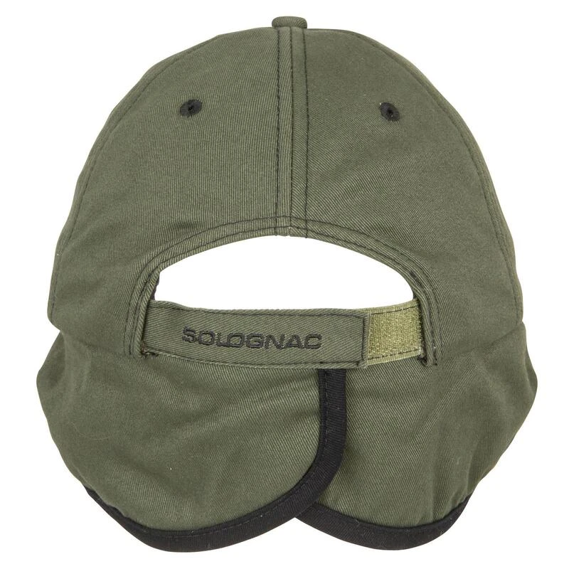 Casquette Chasse Polaire Chaude 500 Verte 9 Casquette Chasse Polaire Chaude 500 Verte – Image 7