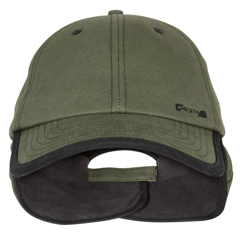 Casquette Chasse Polaire Chaude 500 Verte 12 Casquette Chasse Polaire Chaude 500 Verte – Image 10