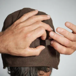 CASQUETTE CHAUDE LAINE A RABAT 500 MARRON -Équipement De Chasse casquette chaude laine a rabat 500 marron 2