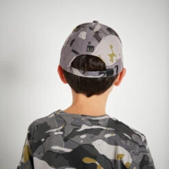 CASQUETTE SG100 JR CAMO WOODLAND GRIS -Équipement De Chasse casquette sg100 jr camo woodland gris 1