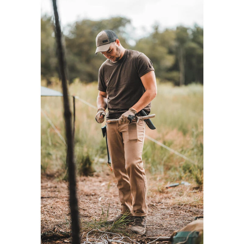 CASQUETTE TRUCKER BEIGE PATCH SOLOGNAC RESISTANT GEAR 4 CASQUETTE TRUCKER BEIGE PATCH SOLOGNAC RESISTANT GEAR – Image 2