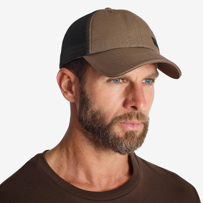 CASQUETTE TRUCKER BEIGE PATCH SOLOGNAC RESISTANT GEAR 3 CASQUETTE TRUCKER BEIGE PATCH SOLOGNAC RESISTANT GEAR