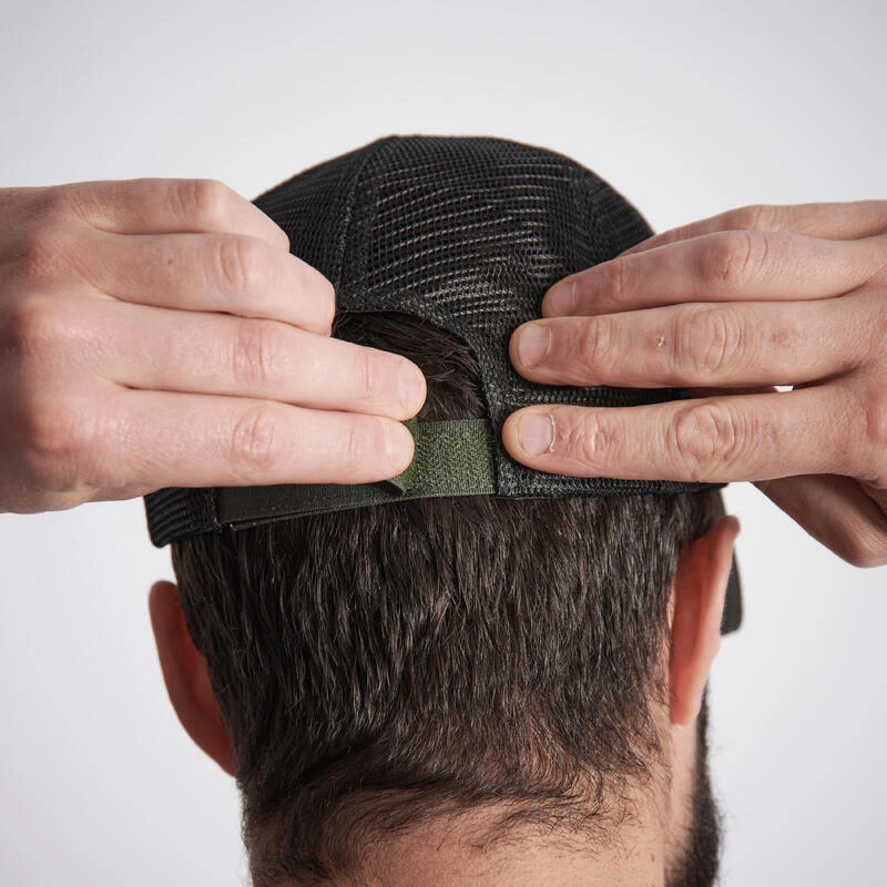 CASQUETTE TRUCKER VERTE PATCH SANGLIER 4 CASQUETTE TRUCKER VERTE PATCH SANGLIER – Image 2