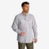 CHEMISE 100 A CARREAUX BLANCHE -Équipement De Chasse chemise 100 a carreaux blanche