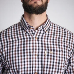 CHEMISE VERNEY CARRON À CARREAUX BLANCHE -Équipement De Chasse chemise verney carron a carreaux blanche 2