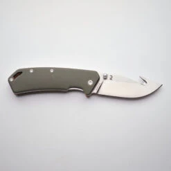 Couteau Chasse Pliant 8 Cm Gut Hook Vert Axis 80 -Équipement De Chasse couteau chasse pliant 8 cm gut hook vert axis 80 3