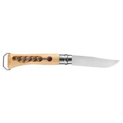 Couteau Pliant 10 Cm Inox Opinel N°10 Tire Bouchon Décapsuleur 13 Couteau Pliant 10 Cm Inox Opinel N°10 Tire Bouchon Décapsuleur -Équipement De Chasse couteau pliant 10 cm inox opinel n10 tire bouchon decapsuleur 4