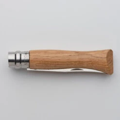 Couteau Pliant 9 Cm Inox Opinel N°9 Chêne -Équipement De Chasse couteau pliant 9 cm inox opinel n9 chene 3