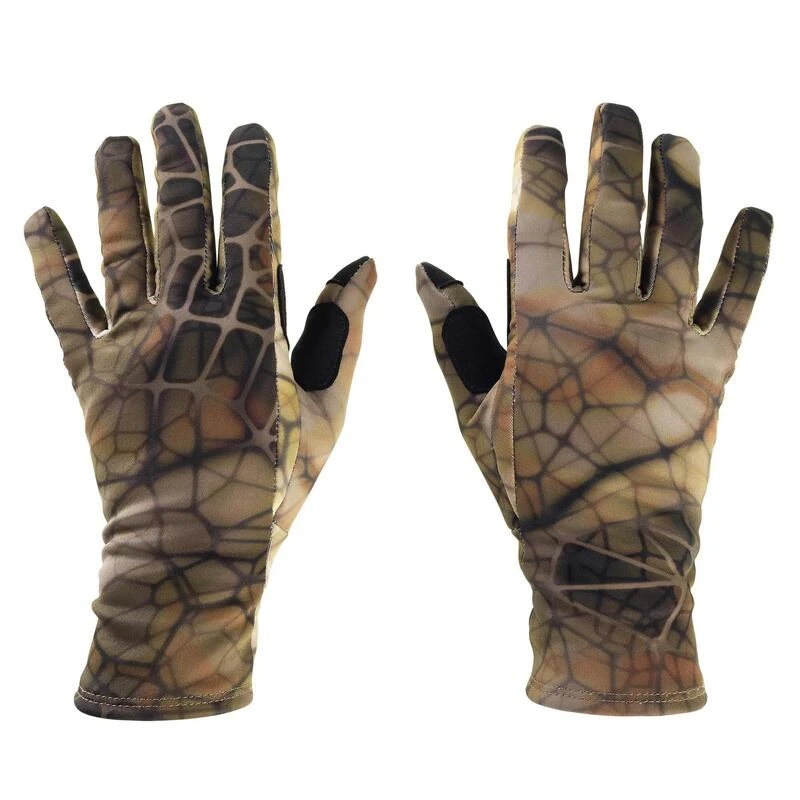 Gants Chasse Polyester Fin - Furtiv 500 - Camouflage 6 Gants Chasse Polyester Fin - Furtiv 500 - Camouflage – Image 4