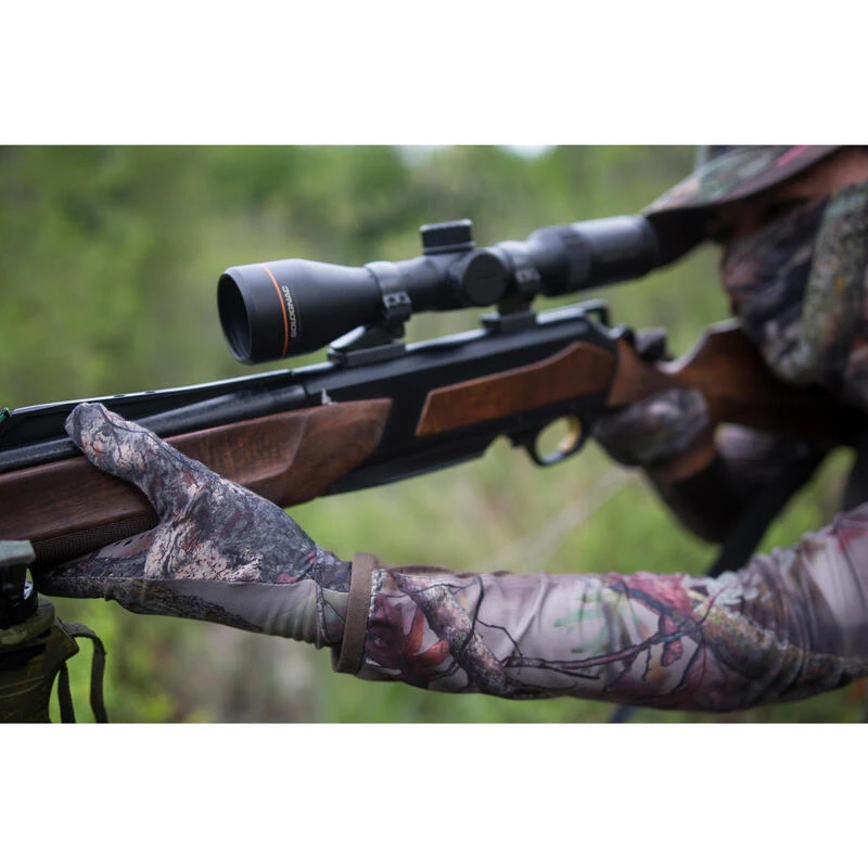 Gants De Chasse Polyester Respirants Femme - 500 Camouflage 5 Gants De Chasse Polyester Respirants Femme - 500 Camouflage – Image 3