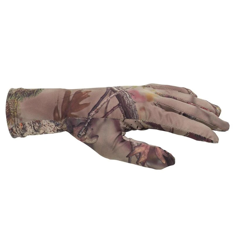 Gants De Chasse Polyester Respirants Femme - 500 Camouflage 6 Gants De Chasse Polyester Respirants Femme - 500 Camouflage – Image 4