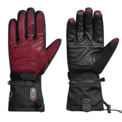 Gants De Ski Chauffants En Cuir EVO-3 Adulte -Équipement De Chasse gants de ski chauffants en cuir evo 3 adulte 2