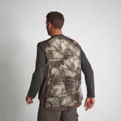 GILET CHASSE 500 CAMOUFLAGE TREEMETIC -Équipement De Chasse gilet chasse 500 camouflage treemetic 1