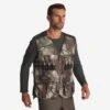 GILET CHASSE 500 CAMOUFLAGE TREEMETIC 1 GILET CHASSE 500 CAMOUFLAGE TREEMETIC -Équipement De Chasse gilet chasse 500 camouflage treemetic