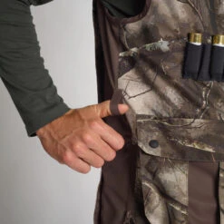 GILET CHASSE 500 CAMOUFLAGE TREEMETIC -Équipement De Chasse gilet chasse 500 camouflage treemetic 5