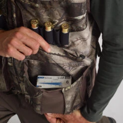 GILET CHASSE 500 CAMOUFLAGE TREEMETIC -Équipement De Chasse gilet chasse 500 camouflage treemetic 6