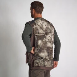 GILET CHASSE 500 CAMOUFLAGE TREEMETIC -Équipement De Chasse gilet chasse 500 camouflage treemetic 8