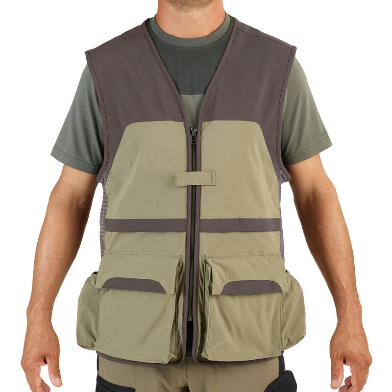Gilet Chasse Léger Et Respirant Homme - 500 Vert Clair 4 Gilet Chasse Léger Et Respirant Homme - 500 Vert Clair – Image 2
