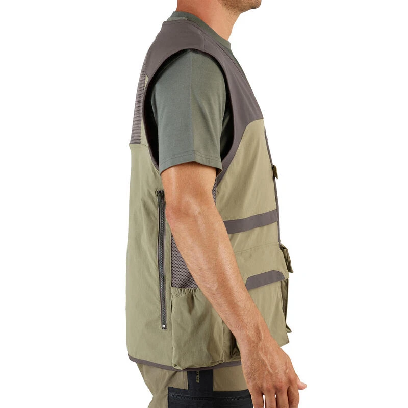 Gilet Chasse Léger Et Respirant Homme - 500 Vert Clair 7 Gilet Chasse Léger Et Respirant Homme - 500 Vert Clair – Image 5
