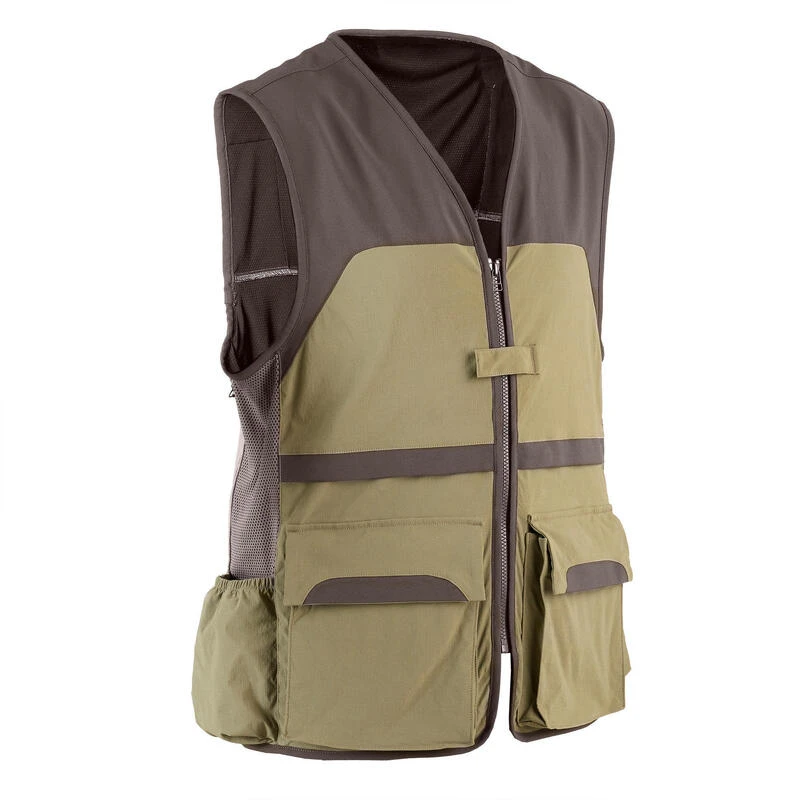Gilet Chasse Léger Et Respirant Homme - 500 Vert Clair 3 Gilet Chasse Léger Et Respirant Homme - 500 Vert Clair