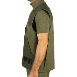 Gilet Chasse Léger Homme - 100 Vert -Équipement De Chasse gilet chasse leger homme 100 vert 2
