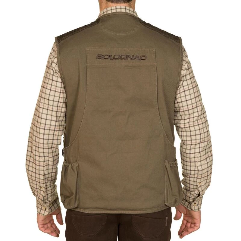 Gilet Chasse Résistant Et Multi Poches STEPPE 500 5 Gilet Chasse Résistant Et Multi Poches STEPPE 500 – Image 3