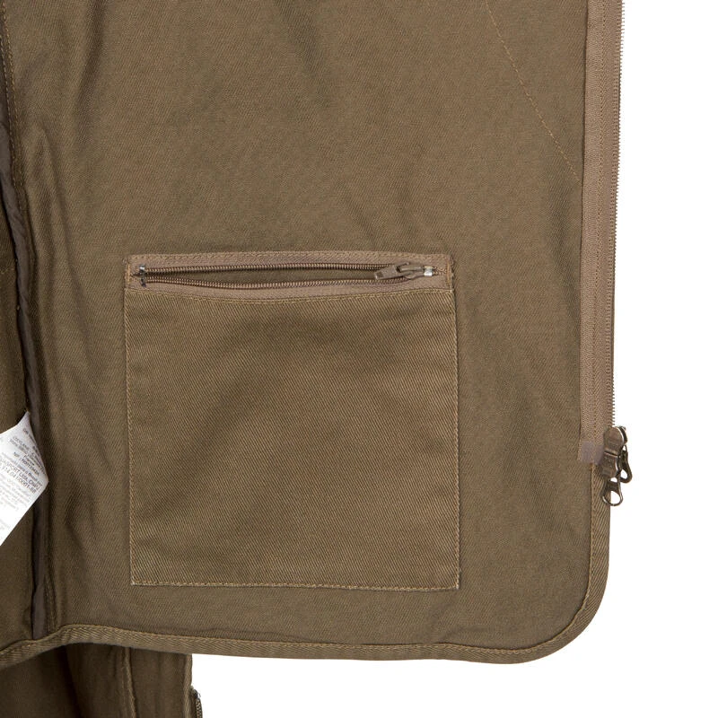 Gilet Chasse Résistant Et Multi Poches STEPPE 500 10 Gilet Chasse Résistant Et Multi Poches STEPPE 500 – Image 8