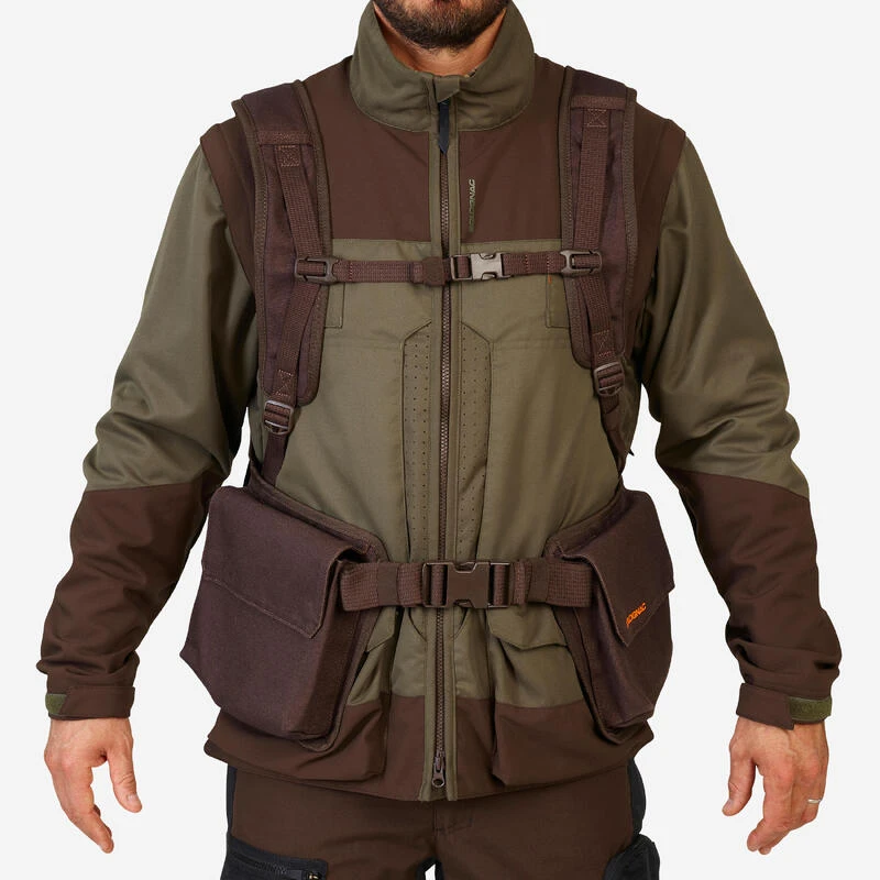 Gilet Chasse Résistant Homme - 900 Marron 4 Gilet Chasse Résistant Homme - 900 Marron – Image 2