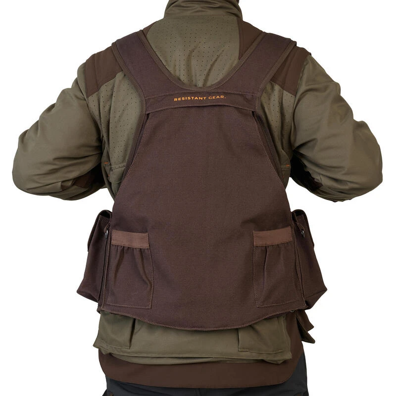 Gilet Chasse Résistant Homme - 900 Marron 5 Gilet Chasse Résistant Homme - 900 Marron – Image 3