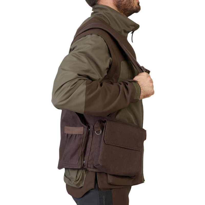 Gilet Chasse Résistant Homme - 900 Marron 8 Gilet Chasse Résistant Homme - 900 Marron – Image 6