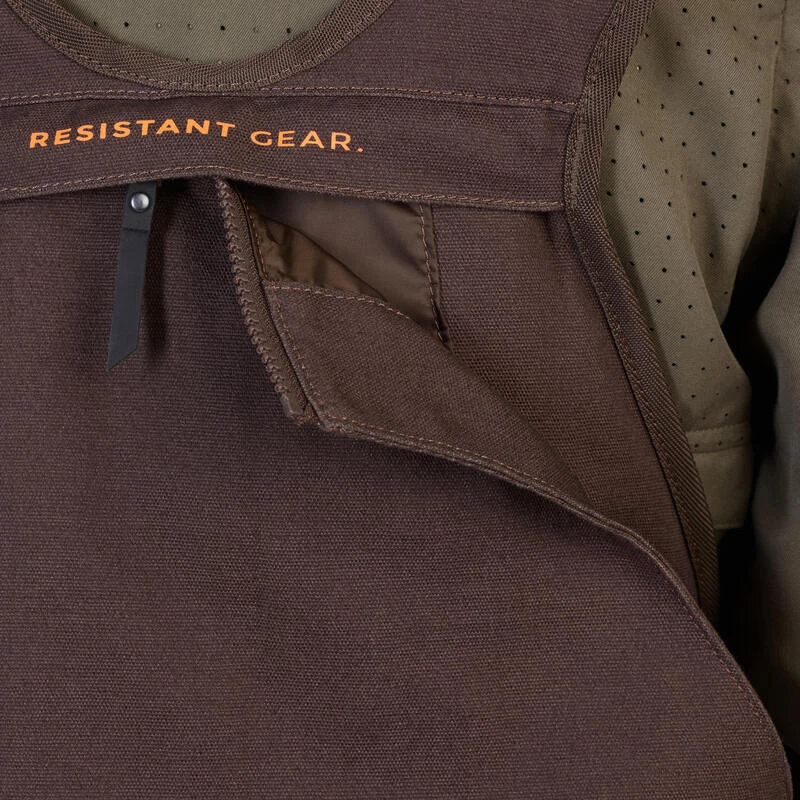 Gilet Chasse Résistant Homme - 900 Marron 11 Gilet Chasse Résistant Homme - 900 Marron – Image 9