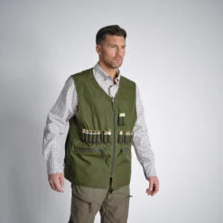 Gilet Chasse Réversible 500 Fluo/vert -Équipement De Chasse gilet chasse reversible 500 fluovert 1