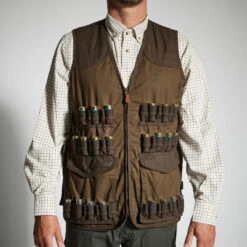 Gilet Chasse Savane Maxi Tubes Vert -Équipement De Chasse gilet chasse savane maxi tubes vert 2