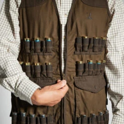 Gilet Chasse Savane Maxi Tubes Vert -Équipement De Chasse gilet chasse savane maxi tubes vert 3