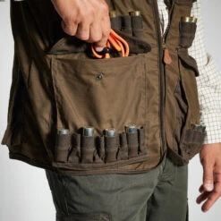 Gilet Chasse Savane Maxi Tubes Vert -Équipement De Chasse gilet chasse savane maxi tubes vert 4
