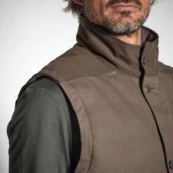 GILET RESISTANT 500 MARRON 17 GILET RESISTANT 500 MARRON -Équipement De Chasse gilet resistant 500 marron 5