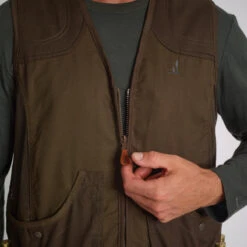 GILET REVERSIBLE PERCUSSION CAMO FLUO / VERT -Équipement De Chasse gilet reversible percussion camo fluo vert 3