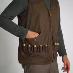 GILET REVERSIBLE PERCUSSION CAMO FLUO / VERT -Équipement De Chasse gilet reversible percussion camo fluo vert 4