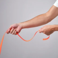 Longe Plate Pour Chien 15m Fluo Orange -Équipement De Chasse longe plate pour chien 15m fluo orange 2