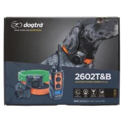 PACK 2 COLLIERS + TÉLÉCOMMANDE DE DRESSAGE ET REPÉRAGE POUR CHIEN DOGTRA 2600T&B -Équipement De Chasse pack 2 colliers telecommande de dressage et reperage pour chien dogtra 2600t and b 2